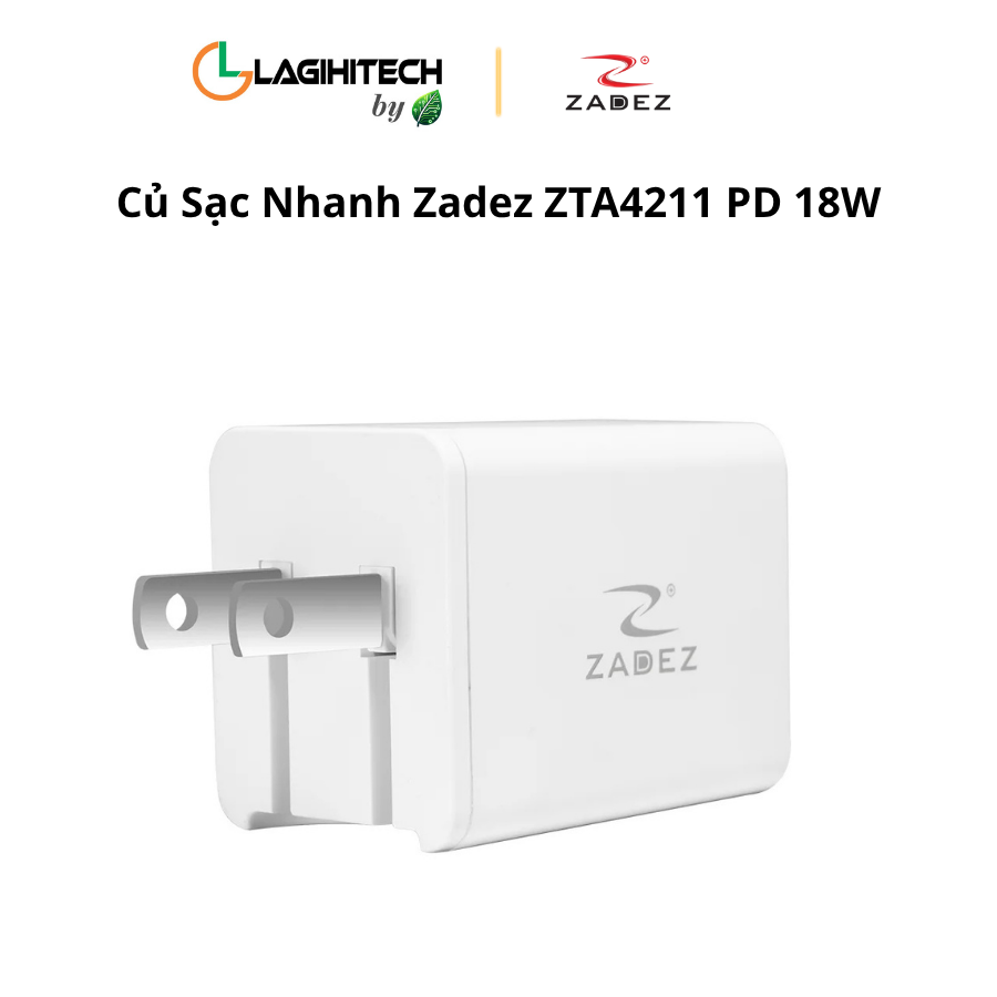 cu sac nhanh zadez zta4211 pd 18w h1