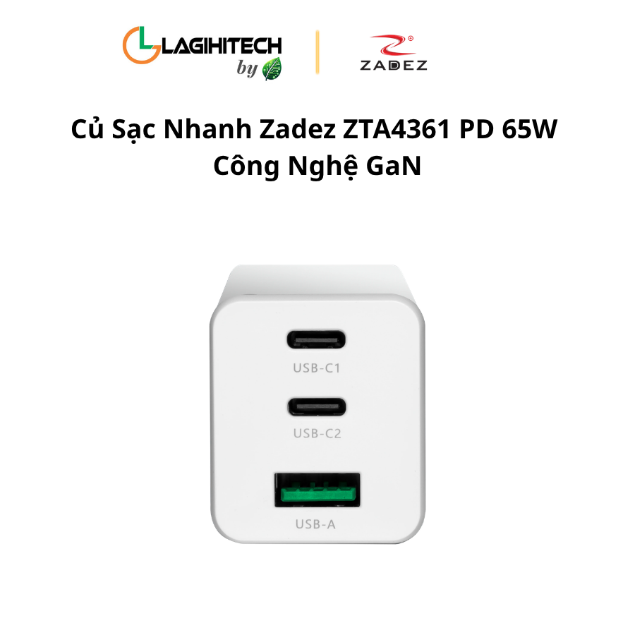 cu sac nhanh zadez zta4361 pd 65w cong nghe gaN h2