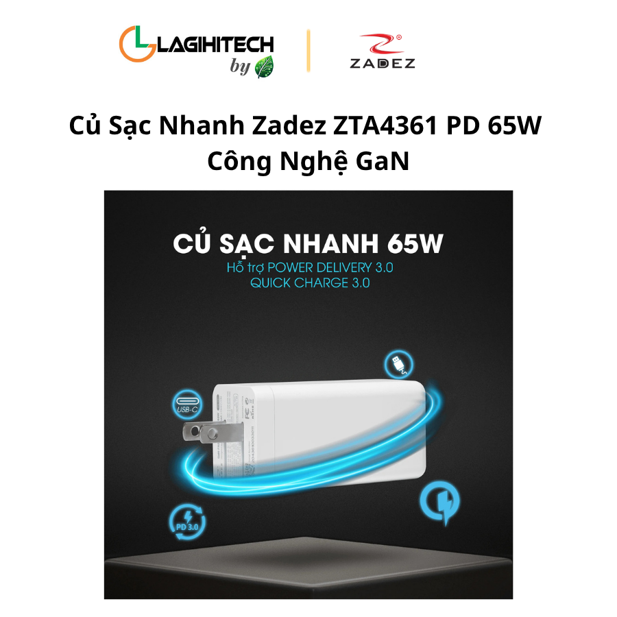 cu sac nhanh zadez zta4361 pd 65w cong nghe gaN h5