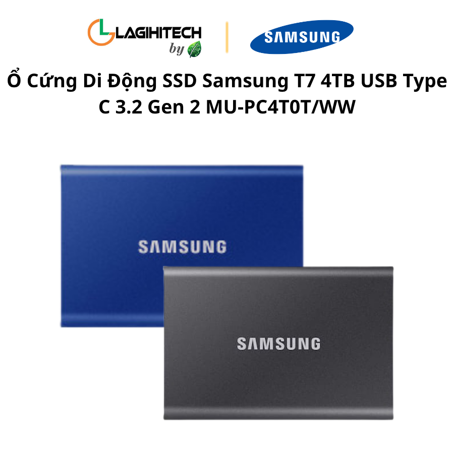 o cung di dong ssd samsung t7 4tb usb tye c 3.2 gen 2 MU-PC4T0T:WW h1