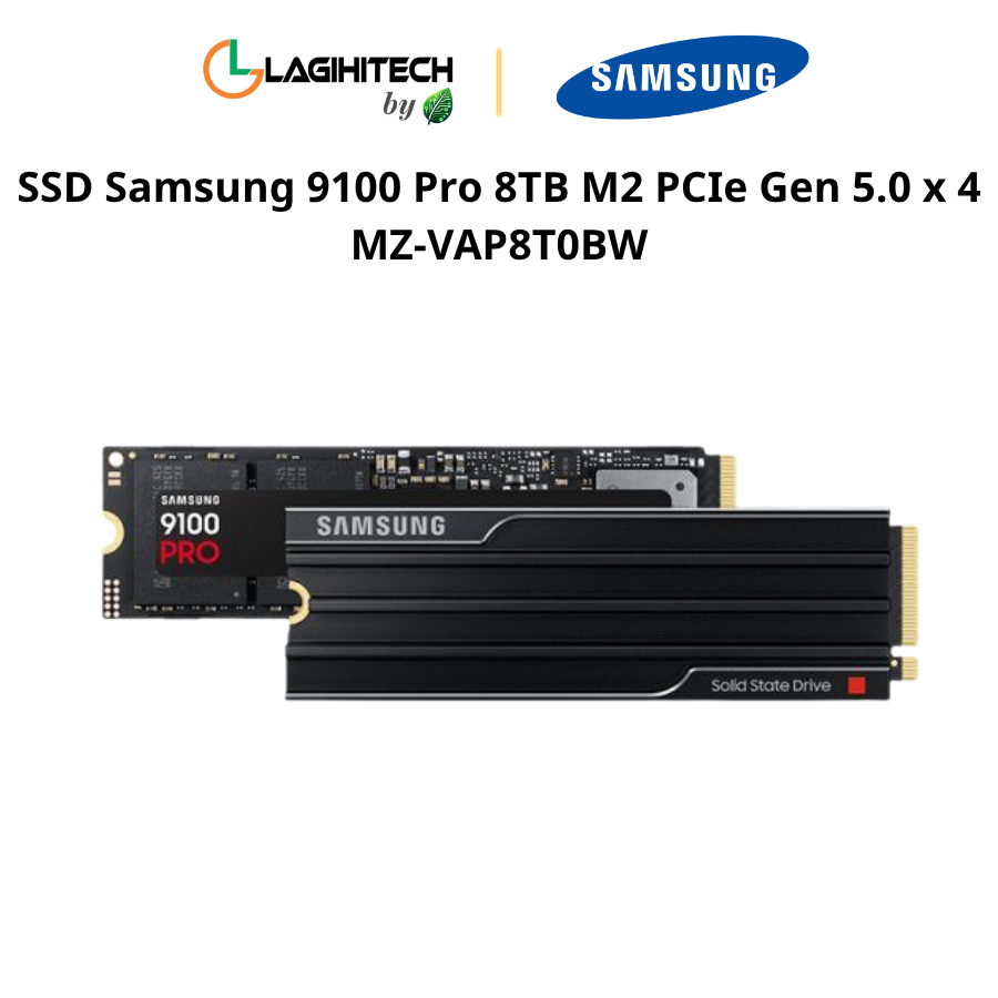 SSD Samsung 9100 Pro 8TB M2 PCIe Gen 5.0 x 4 MZ-VAP8T0BW h2