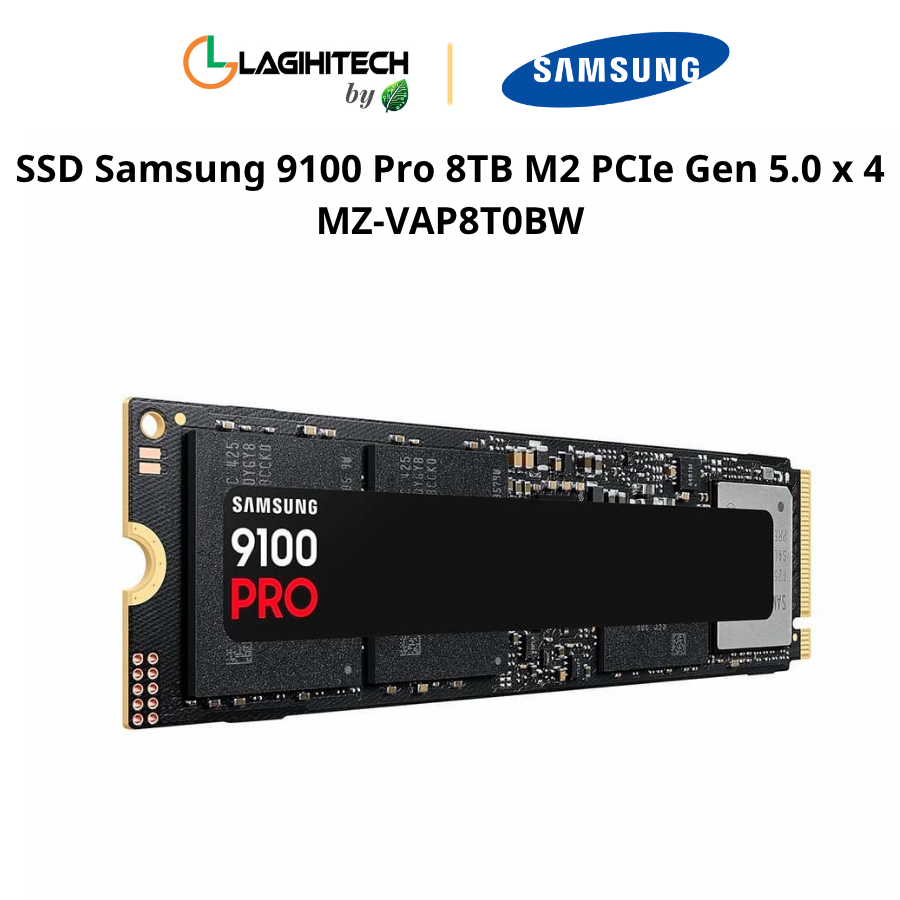 SSD Samsung 9100 Pro 8TB M2 PCIe Gen 5.0 x 4 MZ-VAP8T0BW h3
