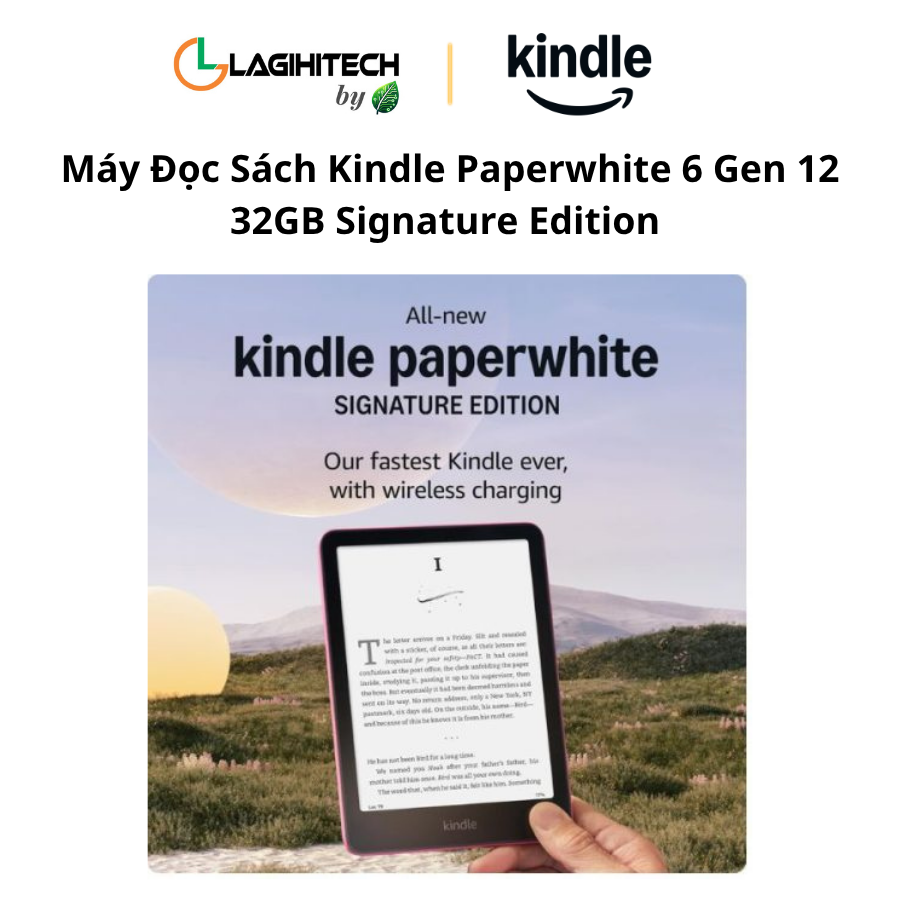 may doc sach kindle paperwhite 6 gen 12 32gb signature edition h4