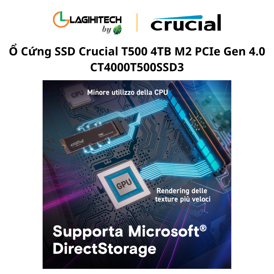 o cung ssd crucial t500 4tb m2 pcie gen 4.0 CT4000T500SSD3 h3