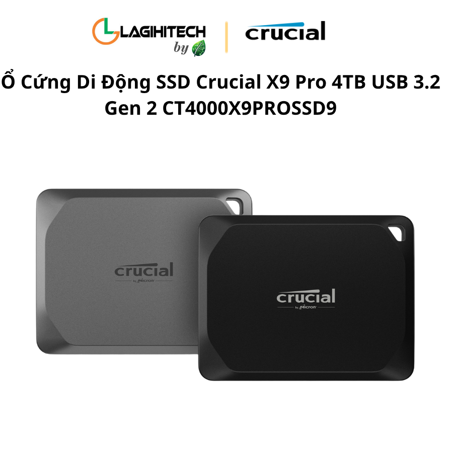 Ổ Cứng Di Động SSD Crucial X9 Pro 4TB USB 3.2 Gen 2