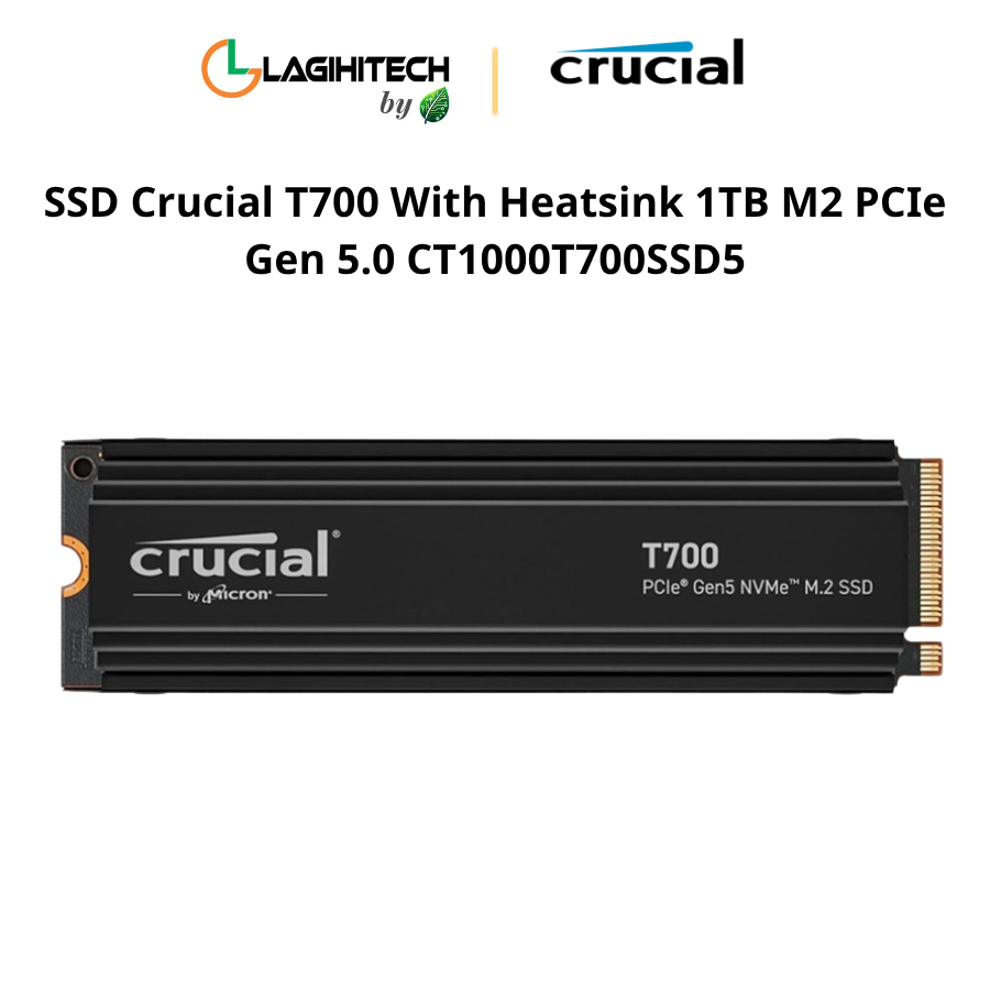 ssd crucial t700 with heatsink 1tb m2 PCIe Gen 5.0 CT1000T700SSD5 h1