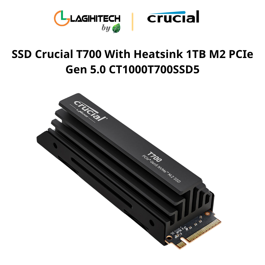 ssd crucial t700 with heatsink 1tb m2 PCIe Gen 5.0 CT1000T700SSD5 h2