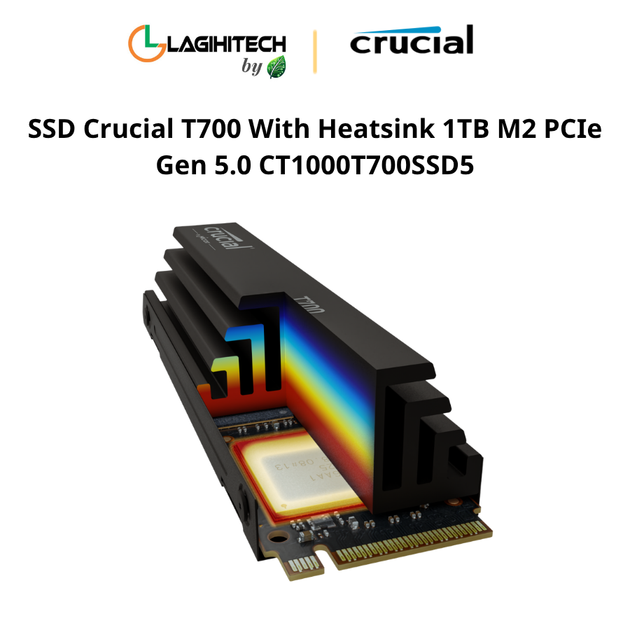 ssd crucial t700 with heatsink 1tb m2 PCIe Gen 5.0 CT1000T700SSD5 h3