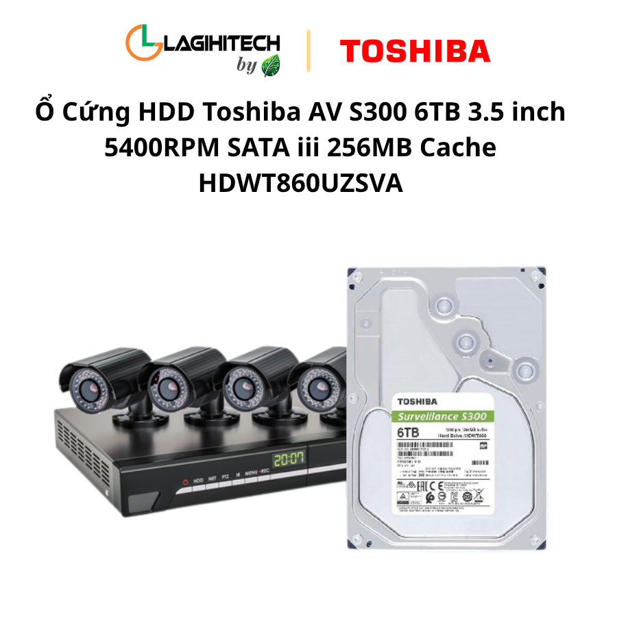 o cung hdd toshiba av s300 6tb inch 5400RPM SATA iii 256MB Cache HDWT860UZSVA h3