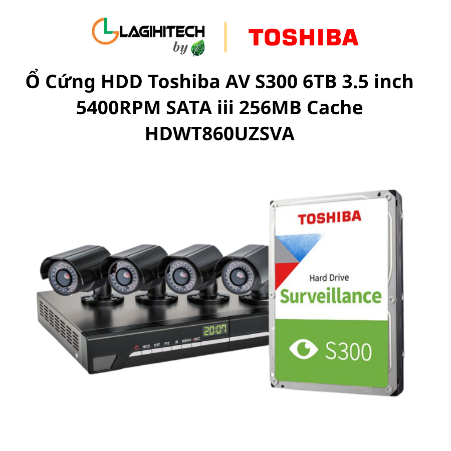 o cung hdd toshiba av s300 6tb inch 5400RPM SATA iii 256MB Cache HDWT860UZSVA h4