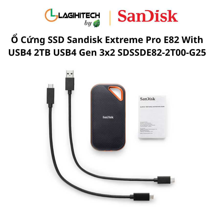 o cung ssd sandisk extreme pro e82 with usb4 2tb usb4 gen 3x2 SDSSDE82-2T00-G25 h2