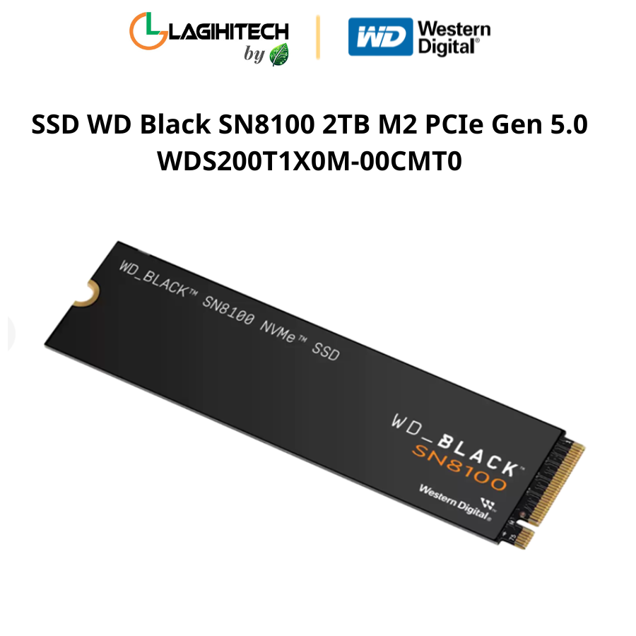 ssd wd black sn8100 2tb m2 PCIe Gen 5.0 WDS200T1X0M-00CMT0 h2