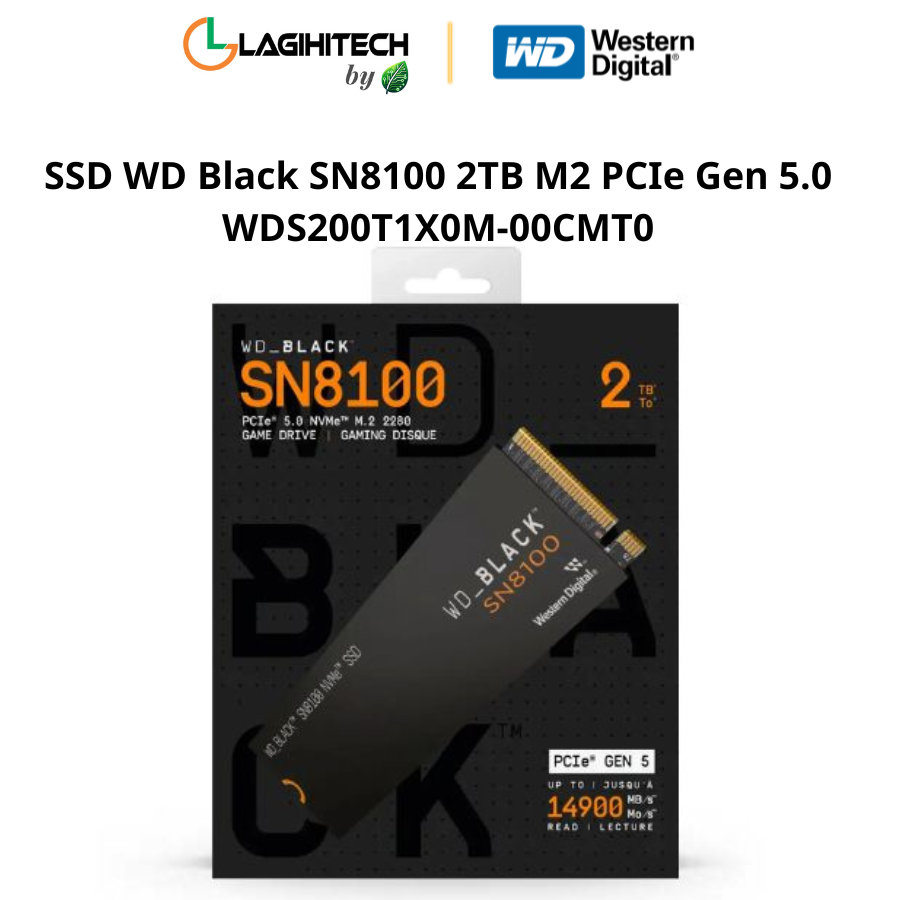 ssd wd black sn8100 2tb m2 PCIe Gen 5.0 WDS200T1X0M-00CMT0 h3