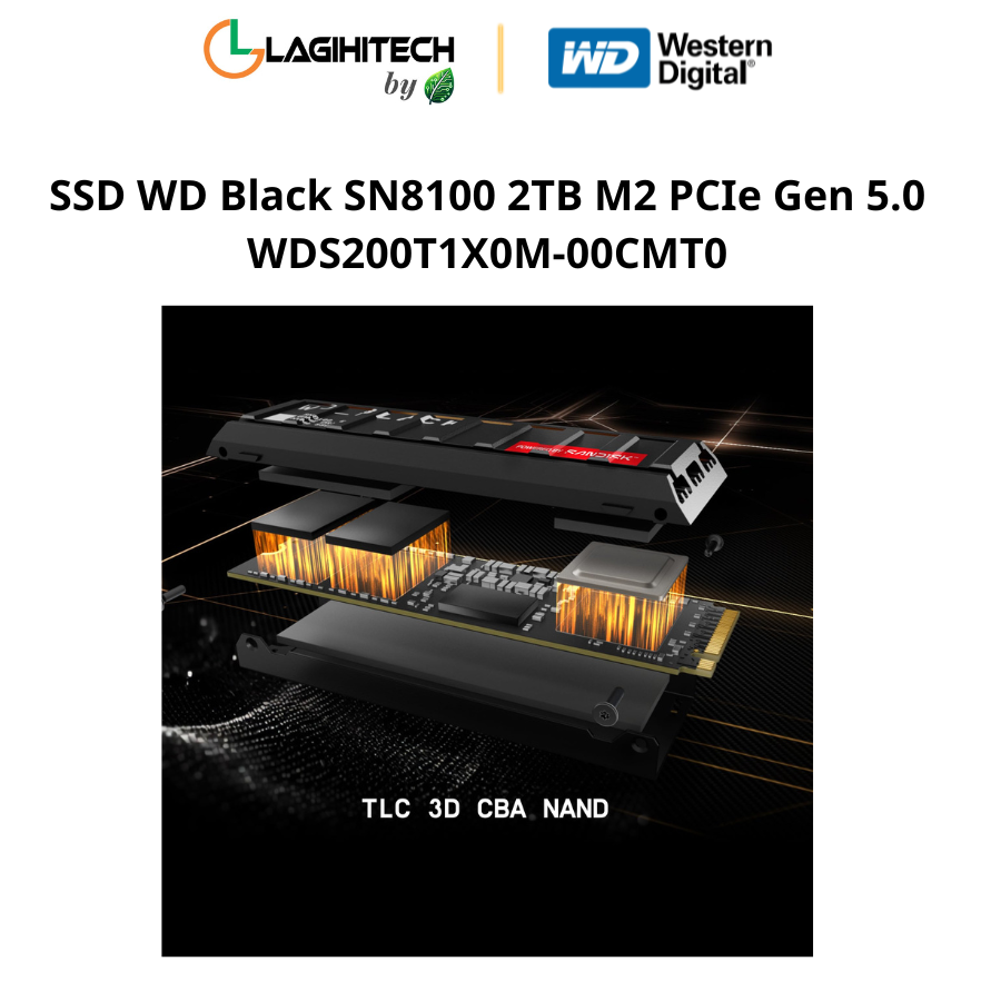 ssd wd black sn8100 2tb m2 PCIe Gen 5.0 WDS200T1X0M-00CMT0 h4