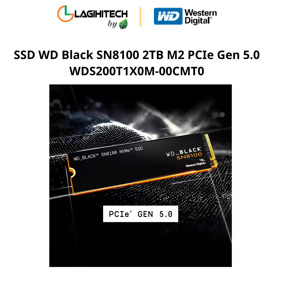 ssd wd black sn8100 2tb m2 PCIe Gen 5.0 WDS200T1X0M-00CMT0 h5