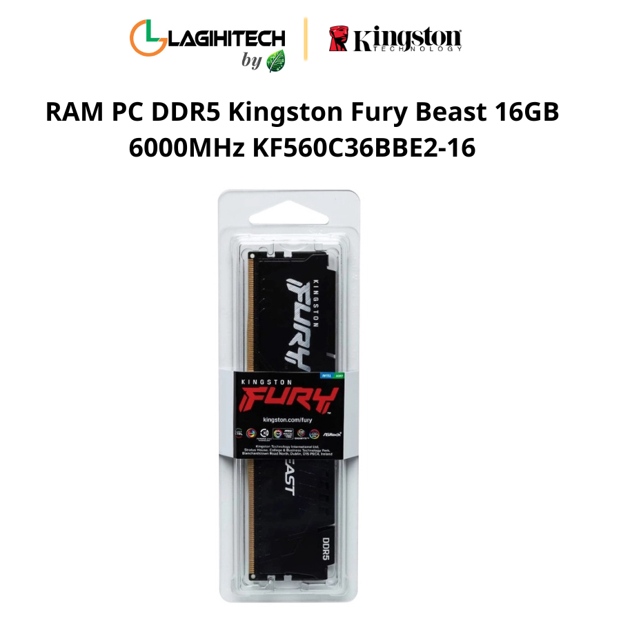 ram pc ddr5 kingston fury beast 16gb 6000MHz KF560C36BBE2-16 h3