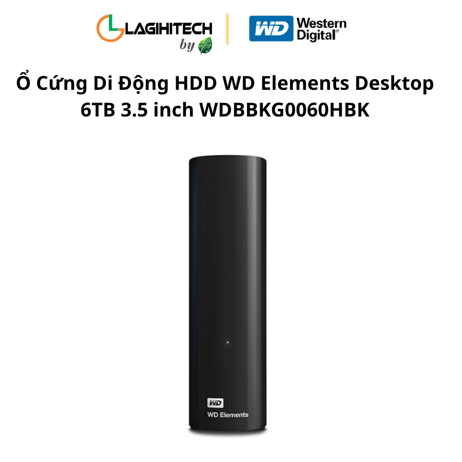 o cung di dong hdd wd elements desktop 6tb 3.5 inch wdbbkg0060hbk h3