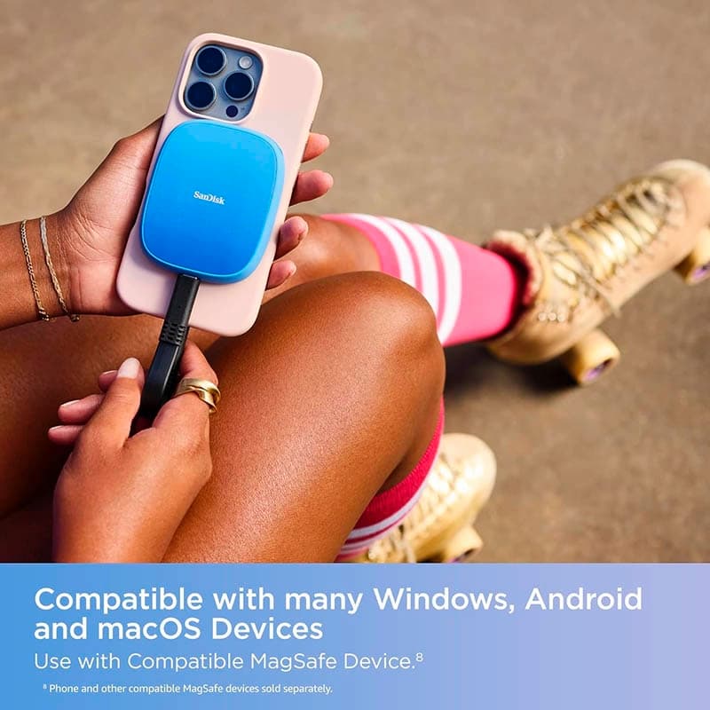 SSD SanDisk Creator Phone 1TB USB Type C 3.2 Gen 2 SDSSDE62C-1T00-G25 hinh 2