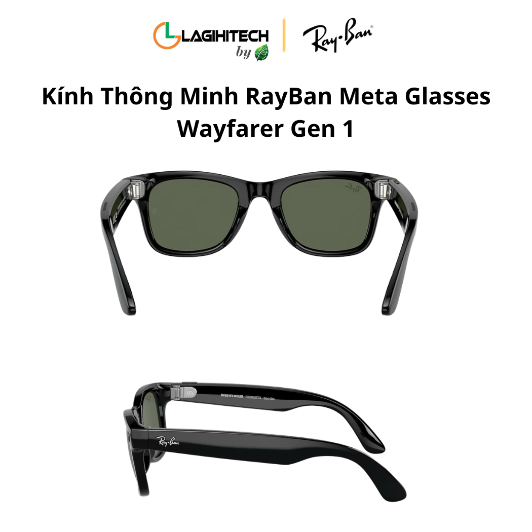 kinh thong minh rayban meta glasses wayfarer gen 1 h3