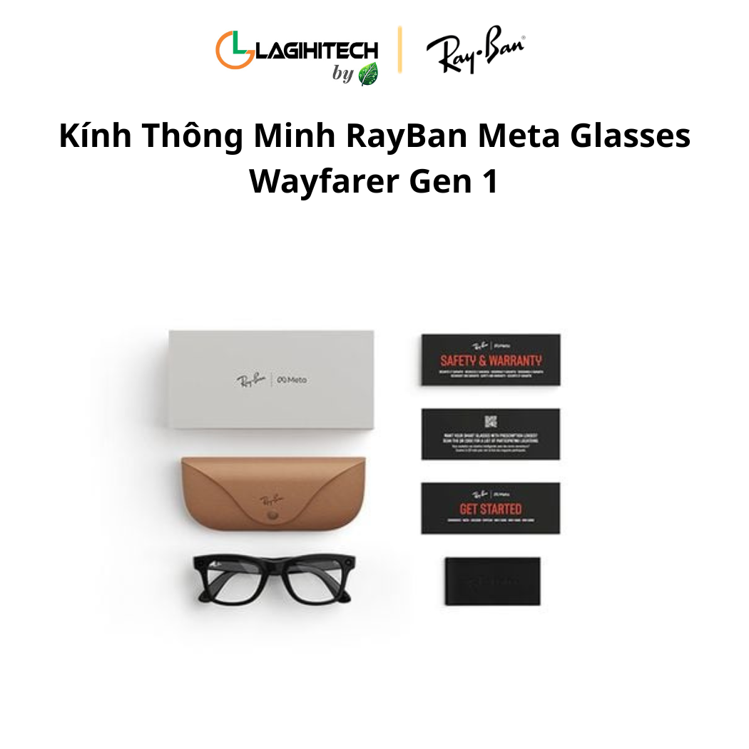 kinh thong minh rayban meta glasses wayfarer gen 1 h6
