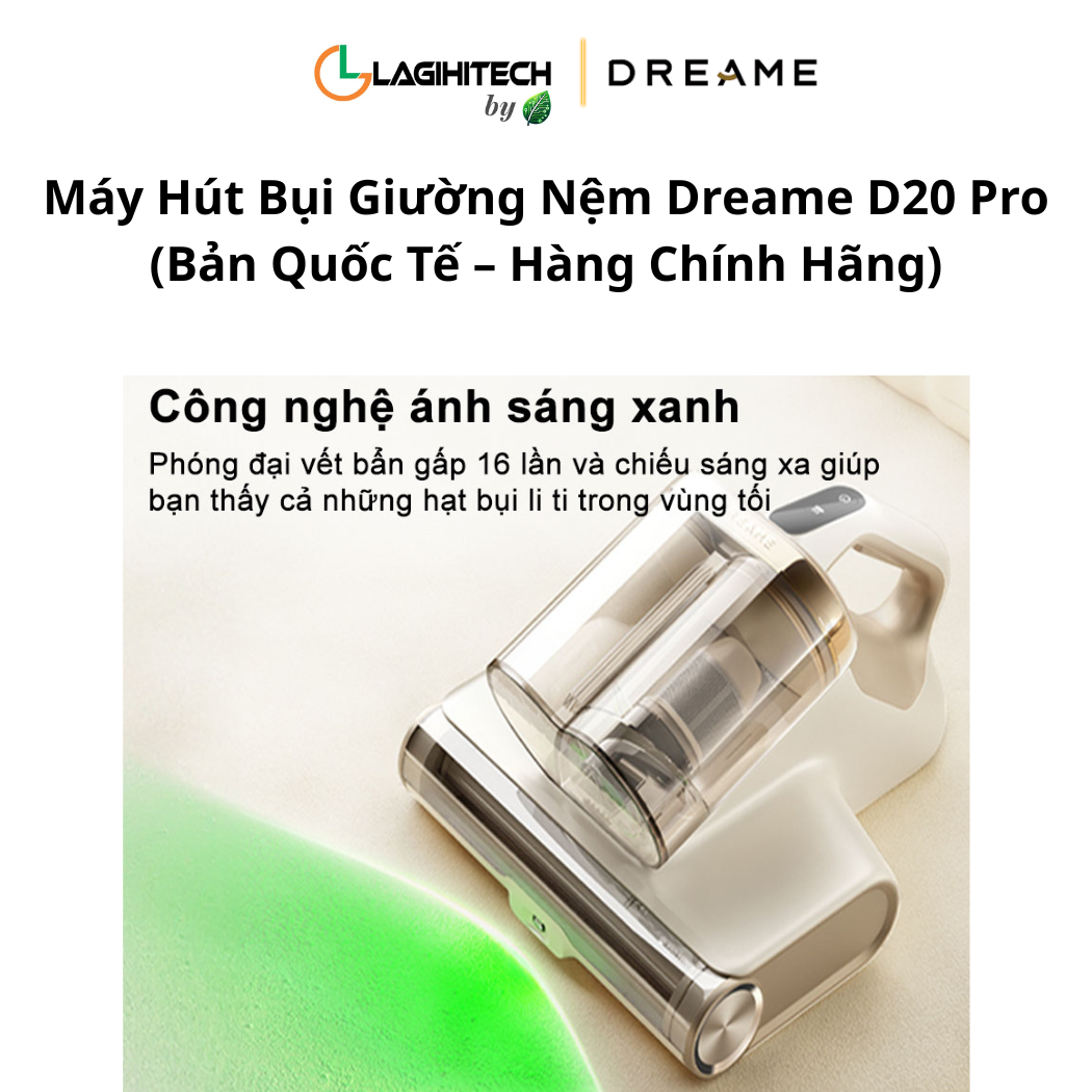 may hut bui giuong nem dreame d20 pro h2