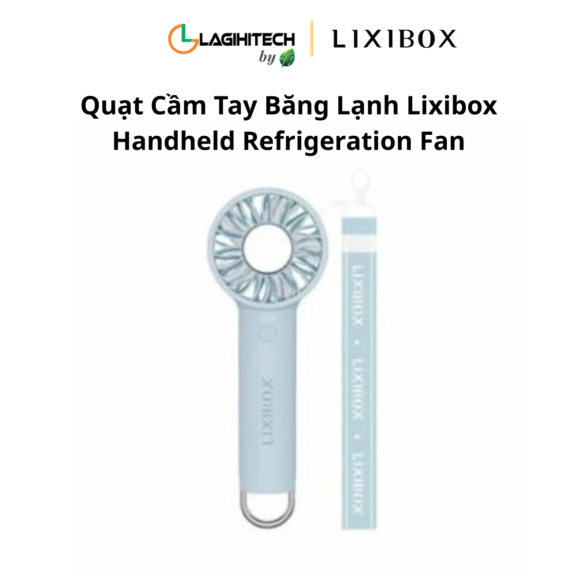 quat cam tay bang lanh lixibox handheld refrigeration fan h6