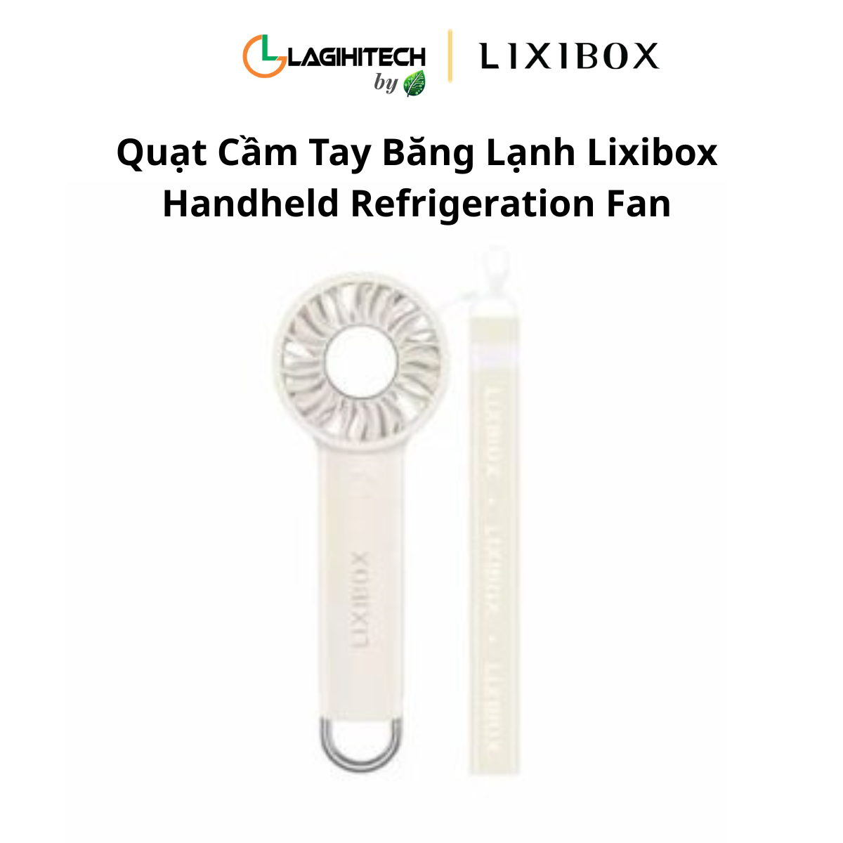 quat cam tay bang lanh lixibox handheld refrigeration fan h7