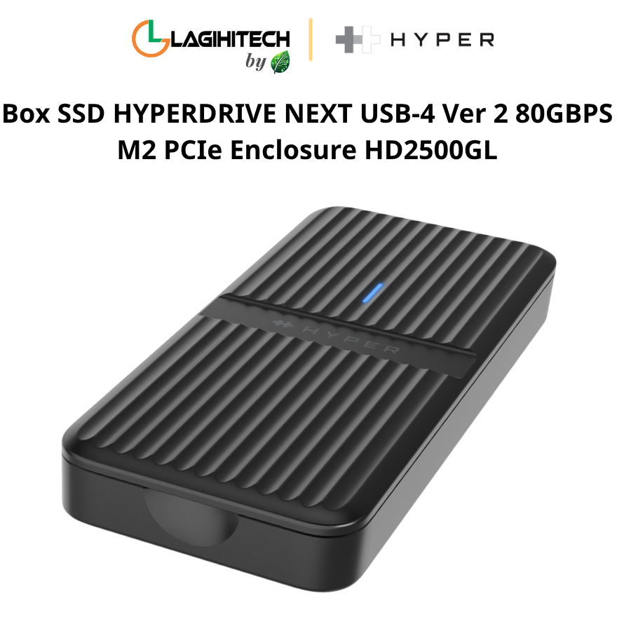 box ssd hyperdrive next usb 4 ver 2 80gbps m2 pcle enclosure hd2500gl h1