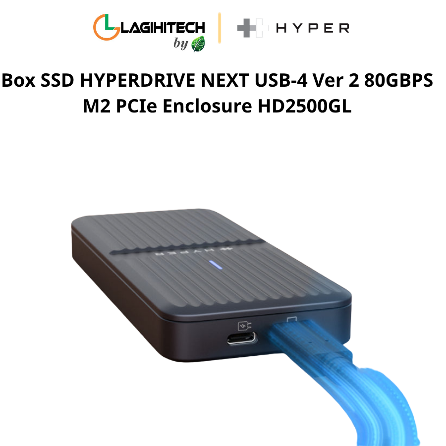 box ssd hyperdrive next usb 4 ver 2 80gbps m2 pcle enclosure hd2500gl h4