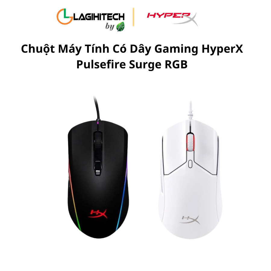 chuot may tinh co day gaming hyperx pulsefire surge rgb h1