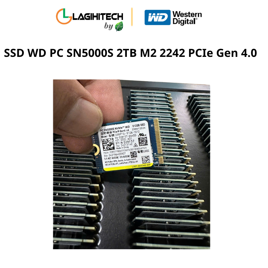 ssd wd pc sn5000s 2tb m2 2242 PCIe Gen 4.0 h2