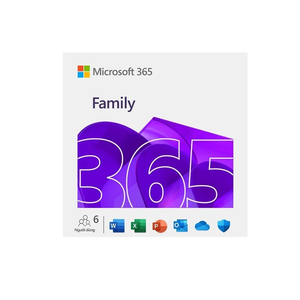Microsoft 365 Family Subscr PK Lic 1YR Online APAC EM ESD (EP2-36890) hinh 1