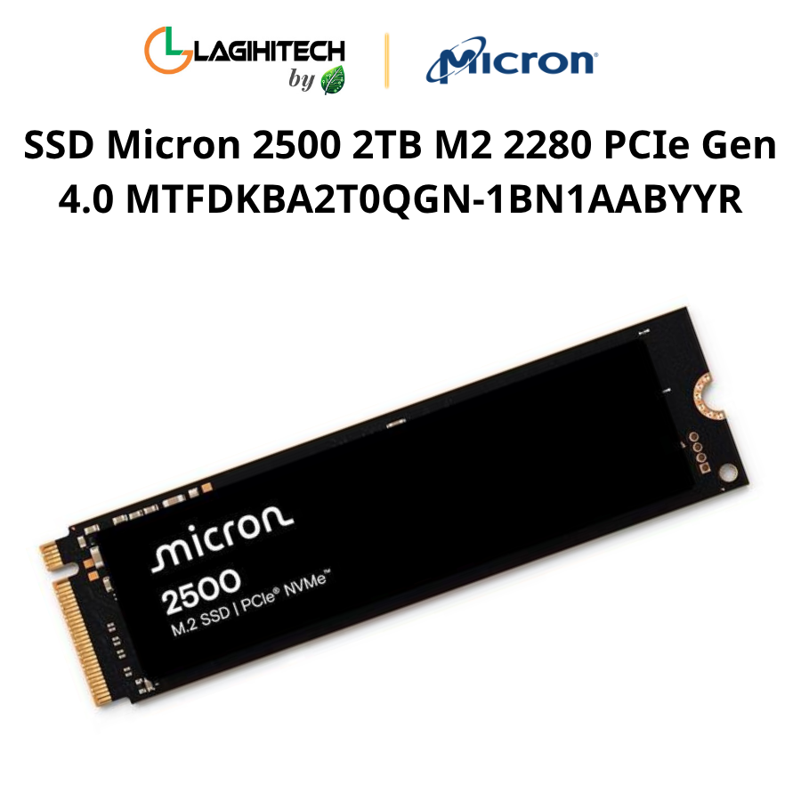 SSD Micron 2500 2TB M2 2280 PCIe Gen 4.0 MTFDKBA2T0QGN-1BN1AABYYR h2