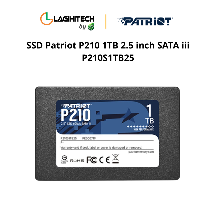 SSD Patriot P210 1TB 2.5 inch SATA iii P210S1TB25 h1
