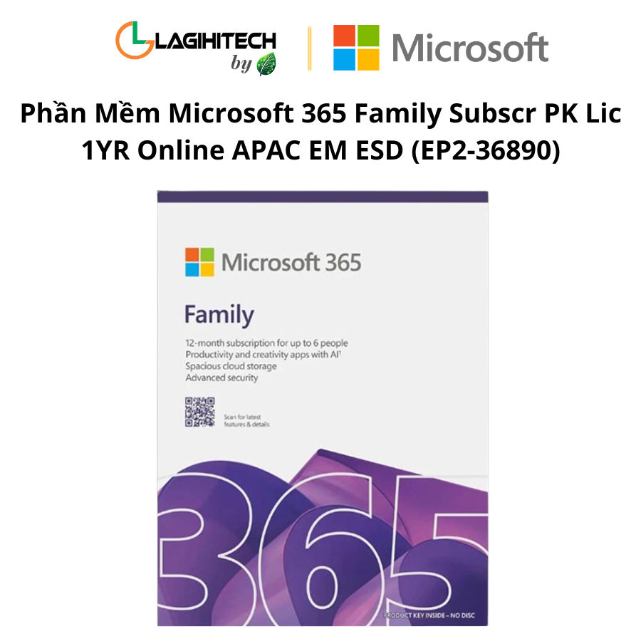 phan mem microsoft 365 family subscr pk lic 1yr online apac em esd (ep2-36890) h2