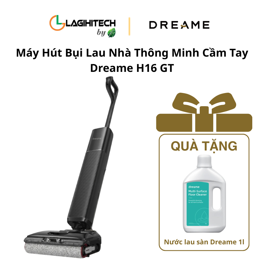 may hut bui lau nha thong minh cam tay dreame h16 gt h1