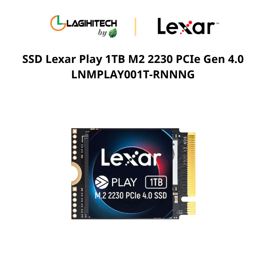 SSD Lexar Play 1TB M2 2230 PCIe Gen 4.0 LNMPLAY001T-RNNNG h1