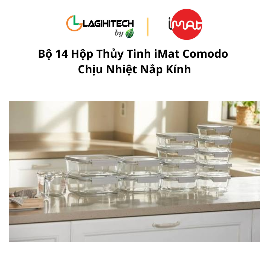 bo 14 hop thuy tinh imat comodo chiu nhiet nap kinh h2