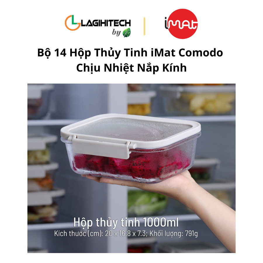 bo 14 hop thuy tinh imat comodo chiu nhiet nap kinh h4