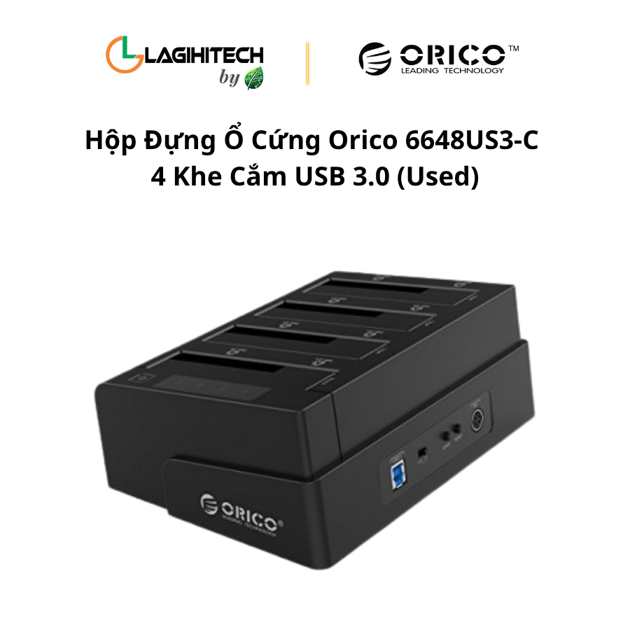 hop dung o cung orico 6648us3-c 4 khe cam usb 3.0 (used) h1