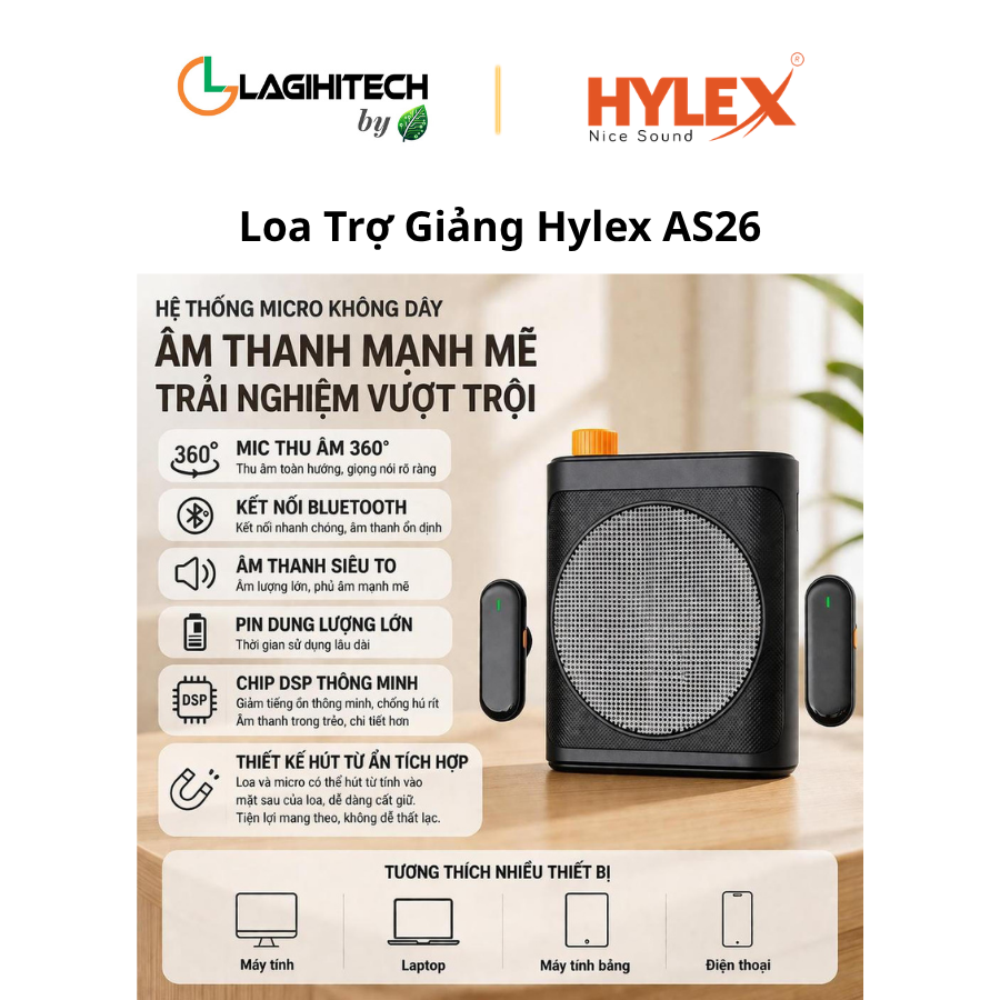 loa tro giang hylex as26 h2