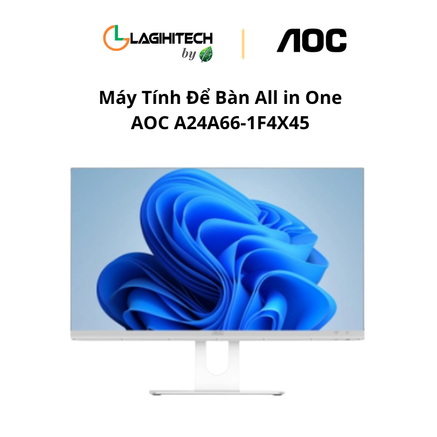 may tinh de ban all in one AOC A24A66-1F4X45 h4