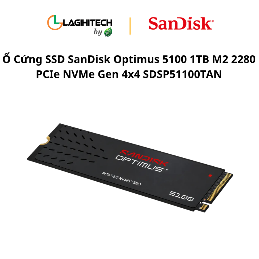 o cung SSD SanDisk Optimus 5100 1TB M2 2280 PCIe NVMe Gen 4x4 SDSP51100TAN h2