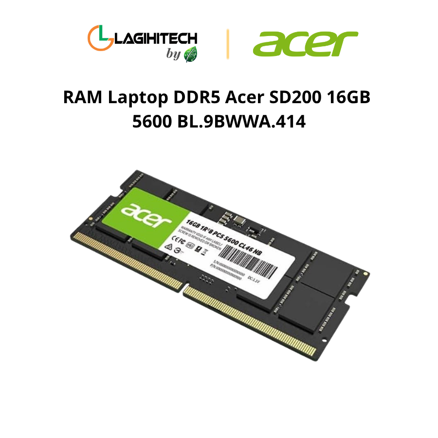 RAM Laptop DDR5 Acer SD200 16GB 5600 BL.9BWWA.414 h2