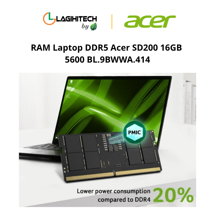 RAM Laptop DDR5 Acer SD200 16GB 5600 BL.9BWWA.414 h5
