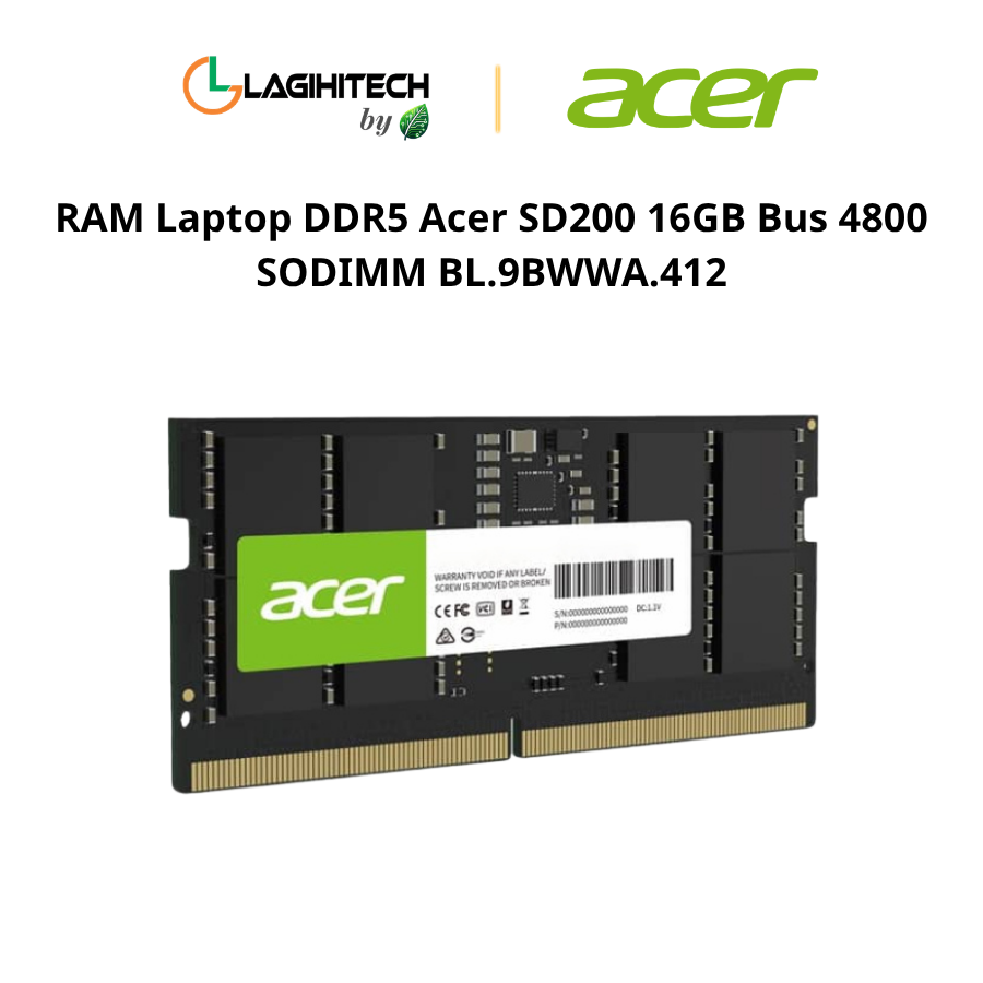 RAM Laptop DDR5 Acer SD200 16GB Bus 4800 SODIMM BL.9BWWA.412 h2
