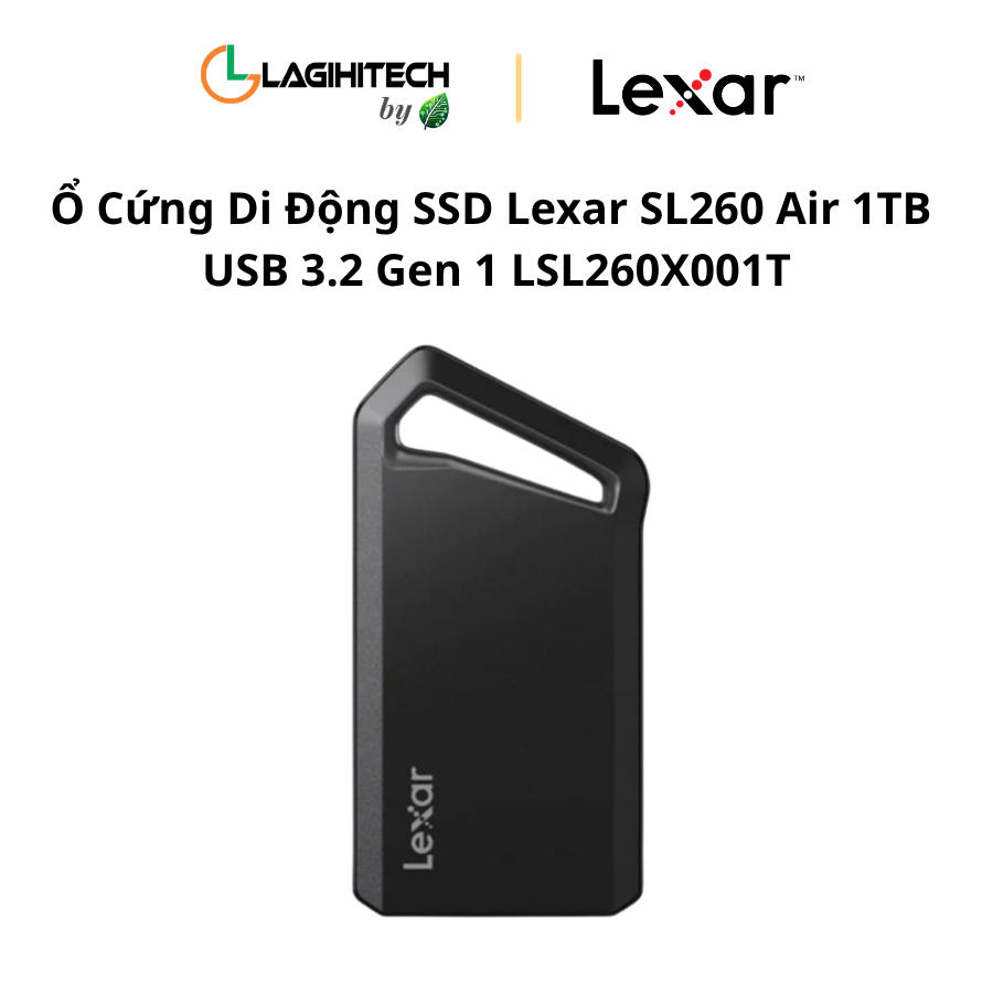 SSD Lexar SL260 Air 1TB USB 3.2 Gen 1 LSL260X001T h1