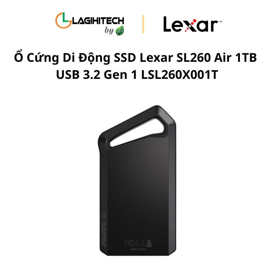 SSD Lexar SL260 Air 1TB USB 3.2 Gen 1 LSL260X001T h2