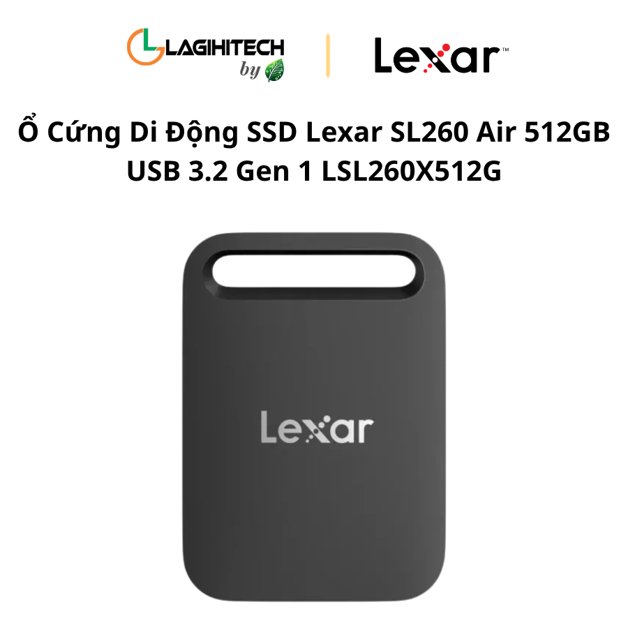 SSD Lexar SL260 Air 512GB USB 3.2 Gen 1 LSL260X512G h1