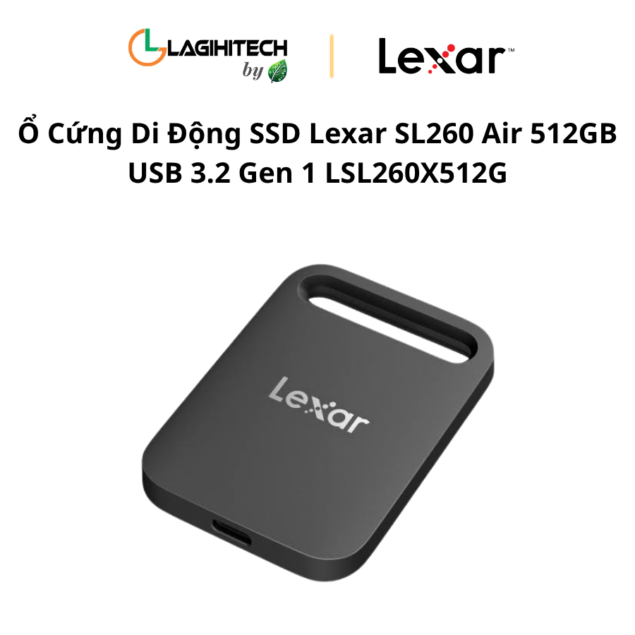 SSD Lexar SL260 Air 512GB USB 3.2 Gen 1 LSL260X512G h2